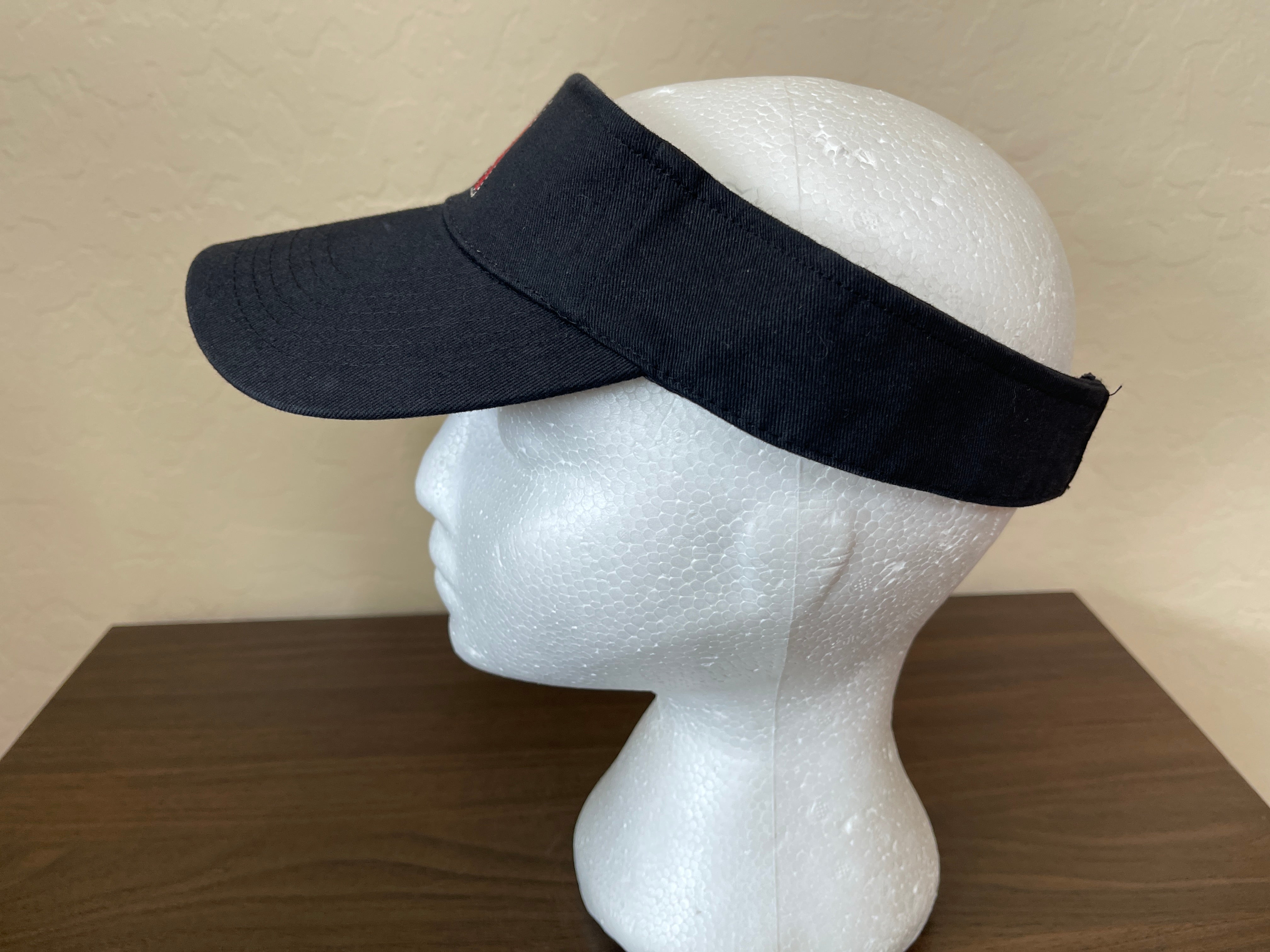 Team Shop Premiums Accessories | Arizona Diamondbacks Dbacks MLB Baseball Black Team Shop Visor Cap Hat! | Color: Black/Red | Size: Os | Azteamshop's