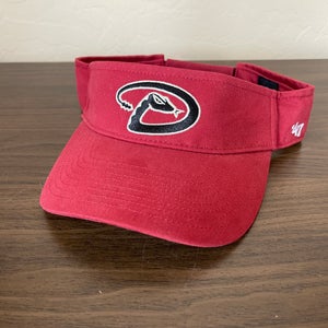 Arizona Diamondbacks Dbacks MLB BASEBALL '47 Brand Red Adjustable Visor Cap Hat!