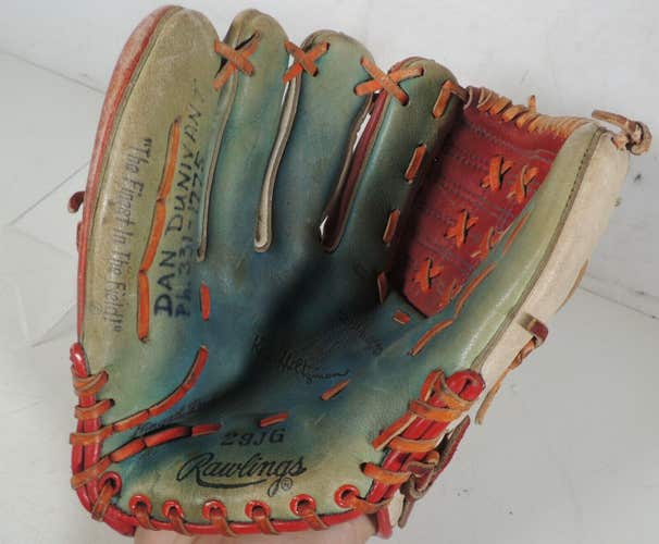 Rawlings 29JG Multi Colored Genuine Leather Baseball Glove Size 11" LHT
