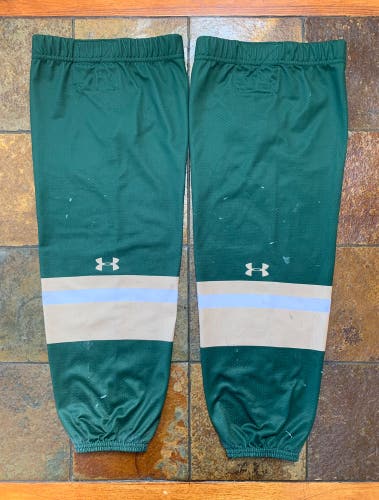 Green Used Large Under Armour Socks