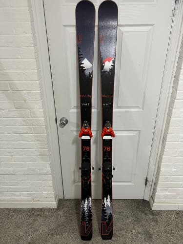 Used Liberty V76 Skis 179cm with Salomon STH2 Bindings