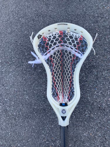 Warrior Evo Qx-O Grant Ament Lacrosse Head Strung with Hero 3.0 Mesh - (Retail: $160)