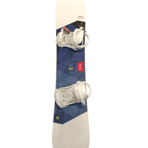New Nidecker Micron Merc 140 Cm Men's Snowboard Combo