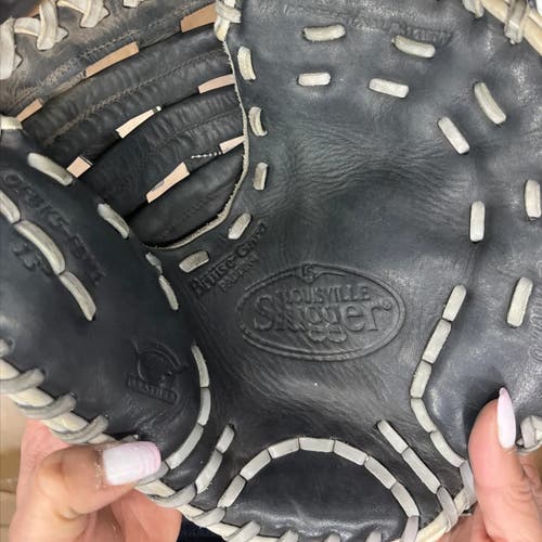 Used Louisville Slugger Omaha Flare Right Hand Throw First Base Baseball Glove 13" READ DESCRIPTION