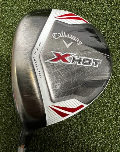 Callaway X-Hot 3 Wood / Project X A-Flex Senior Graphite / Left Handed /sa6079