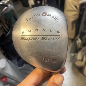 Taylormade Burner Supersteel Golf Driver 10.5 Deg  in right hand