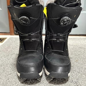 Used Unisex Size 8.0 (Women's 9.0) Salomon Ivy Boa Snowboard Boots Adjustable Flex