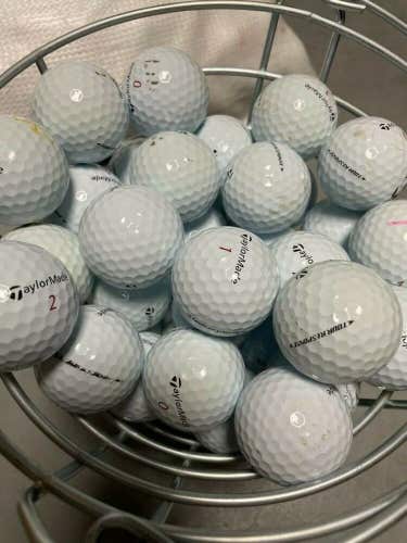 4 Dozen (48) White Taylormade Tour Response AAAA (4A) Used Golf Balls