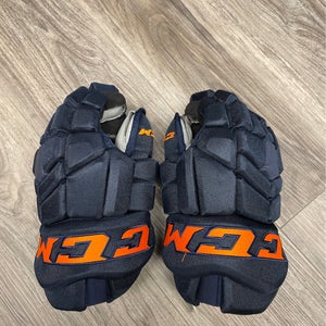 14” Edmonton Oilers CCM Pro Stock Gloves