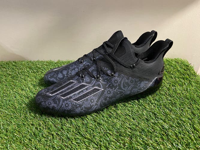 Adidas Adizero Young King Floral Black Mens Size 12 Football Cleats EH2723 NEW