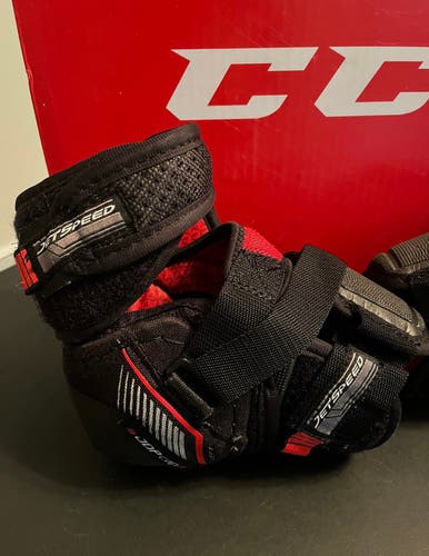 CCM JETSPEED FT1 HOCKEY ELBOW PADS - JUNIOR SIZE MEDIUM