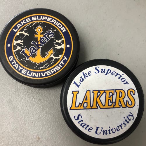 Lake Superior State Lakers NCAA puck