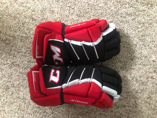 CCM 15" X-Tra Pro Gloves (Red/Black/White)
