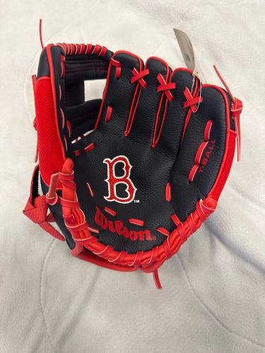New Right Hand Throw 10" Tee ball Baseball Glove Red Sox