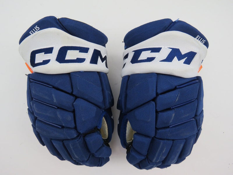 CCM JetSpeed FT1 Toronto Marlies AHL NHL Pro Stock Ice Hockey Player Gloves 13"