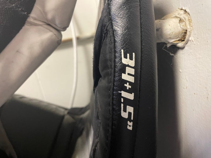 Used 34" Warrior Ritual G5 Goalie Leg Pads