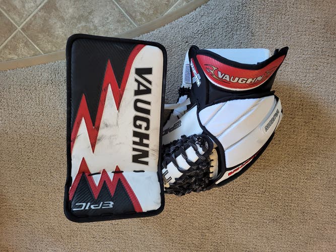 Vaughn  Epic 8606 goalie glove and blocker