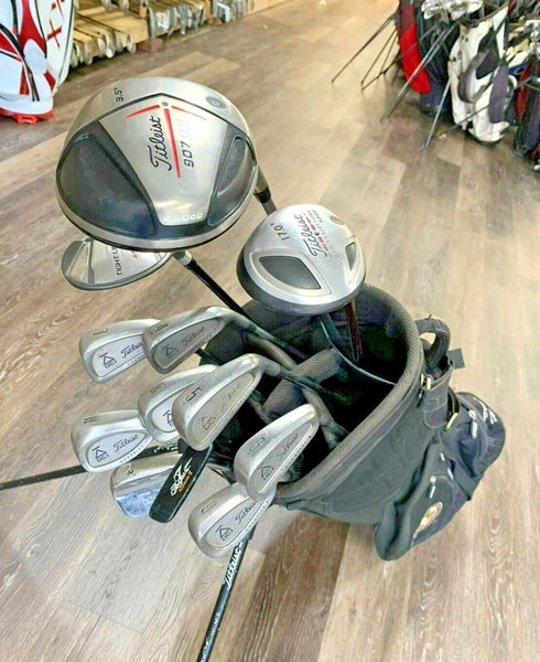 Complete Set of Titleist Golf Clubs + Stand Bag