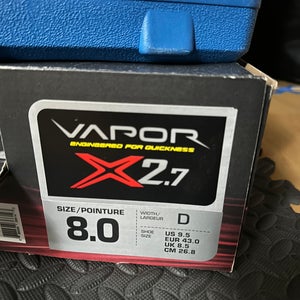 New Bauer Regular Width  Size 8 Vapor X2.7 Hockey Skates