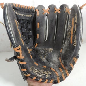 RAWLINGS Renegade Black Genuine Leather Baseball Glove 12 1/2" (RS125) RHT