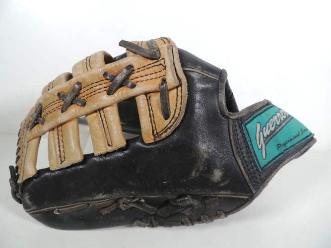 GUERRERO Professional Series Black Genuine Leather Baseball Glove Size 13" LHT