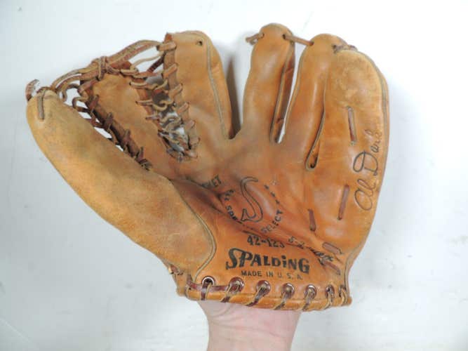 Vintage Spalding 42-123 Special Select Youth Genuine Leather Baseball Glove