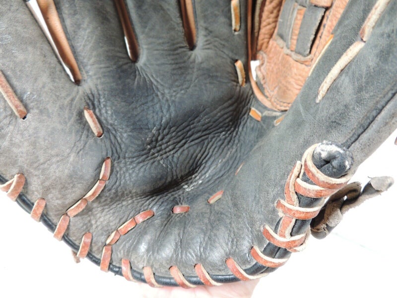 Vintage Baseball Glove Nike Series Diamond Ready Brown Black 