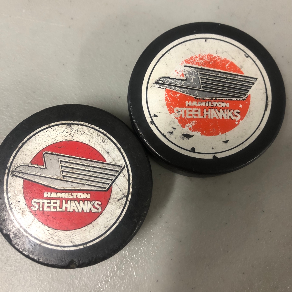 Hamilton Steelhawks OHL Official Game Puck