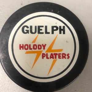 Guelph Holody Platers official game puck