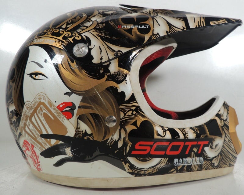 Scott GAMBLER Assault Motorcycle Motocross Helmet, Youth Size Small (49-50cm)
