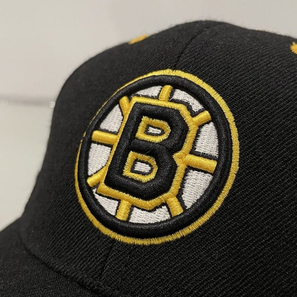 Boston Bruins Hat Cap Strapback Vintage NHL Hockey Adult Men Black Reebok  Retro