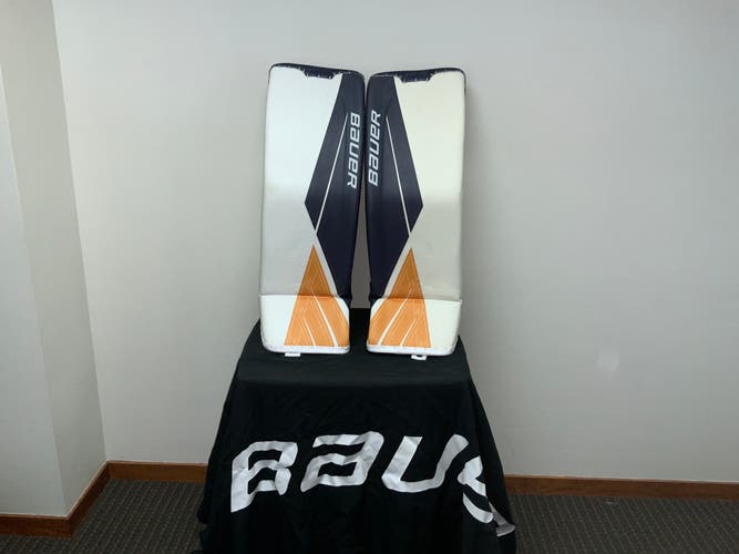 New 35" Bauer Ultrasonic Goalie Leg Pads Pro Stock