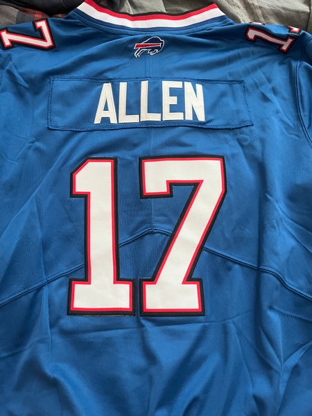 Nike NFL Buffalo Bills Josh Allen 17 Home Game Jersey Blue