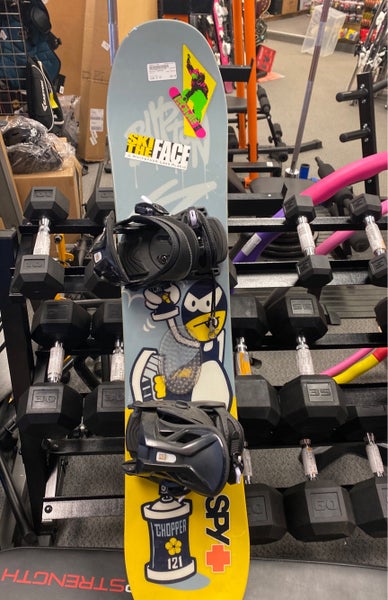 Burton Chopper 121 cm Used Snowboard with HEAD P JR bindings