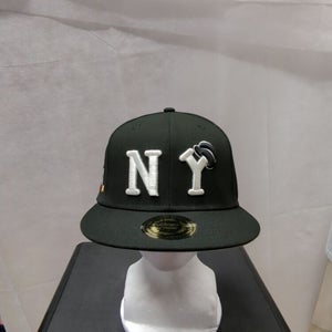 NWS New York Black Yankees Rings & Crowns Fitted Hat 7