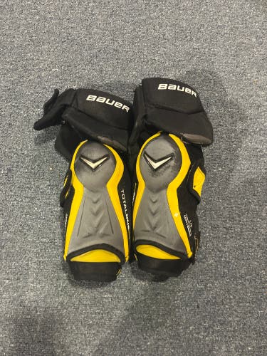Game Used Bauer Supreme Total One NXG Pro Stock Elbow Pads Large