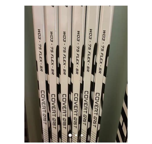 New Right Handed W03 Covert QR5T Hockey Stick 2 Pack