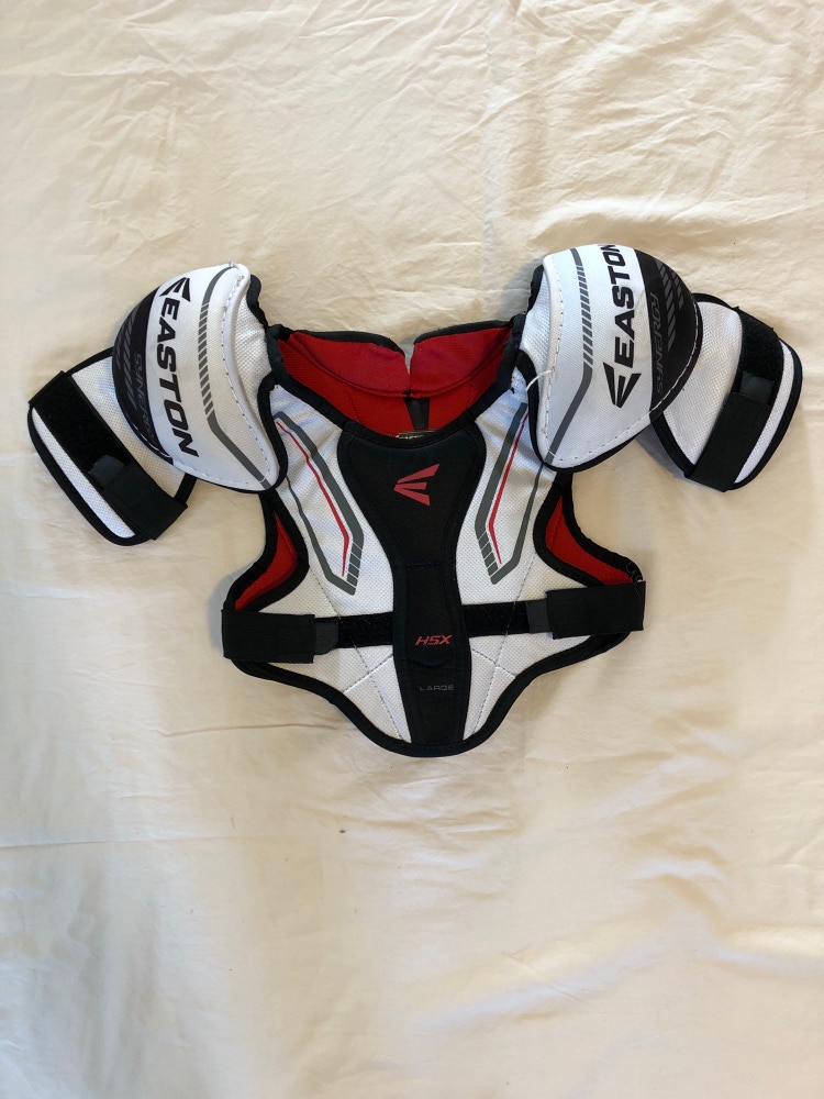 Used Youth Easton Synergy HSX Hockey Shoulder Pads (Size: Large)
