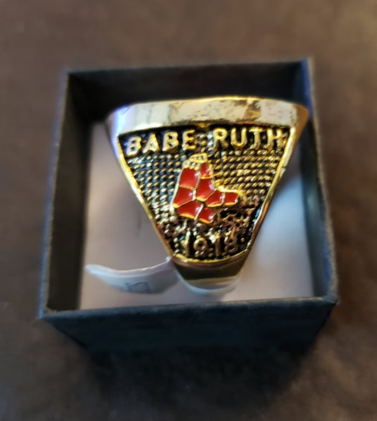Boston Red Sox 1918 Babe Ruth MLB World Series championship ring