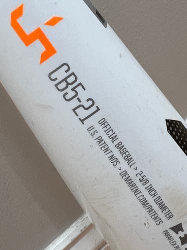 Used USSSA Certified 2021 DeMarini Composite CF 5 Bat (-5) 28 oz 33"