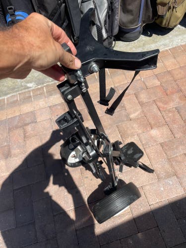 Knight Golf Bag Push Cart  2 wheeler