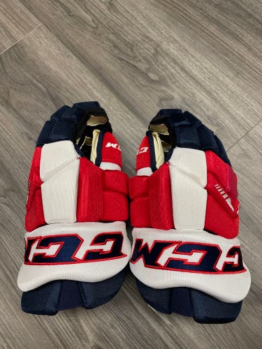 14” Washington Capitals CCM Pro Stock Gloves