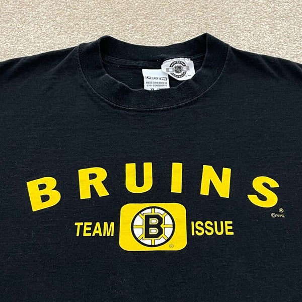 Boston Bruins Sweatshirt Women Large Adult Black NHL Hockey Retro