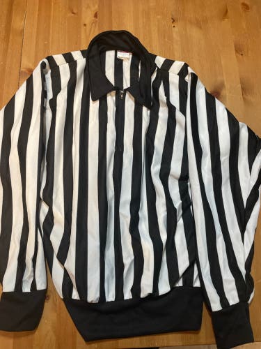 Hockey referee, shirt, long sleeve, large