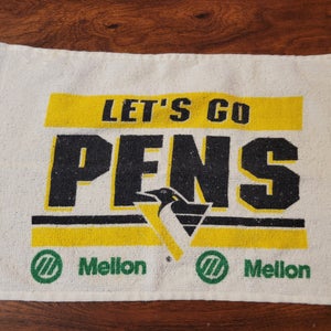 Vintage Pittsburgh Penguins NHL Rally Towel