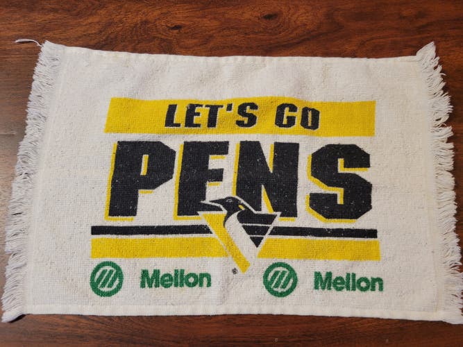 Vintage Pittsburgh Penguins NHL Rally Towel