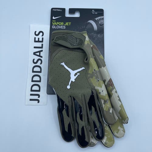 Nike Air Jordan Vapor Jet 6.0 Football Gloves Salute to Service DN0917-989 Men’s XL