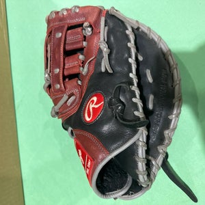 Used Rawlings R9 Right Hand Throw First Base Baseball Glove 12.5"