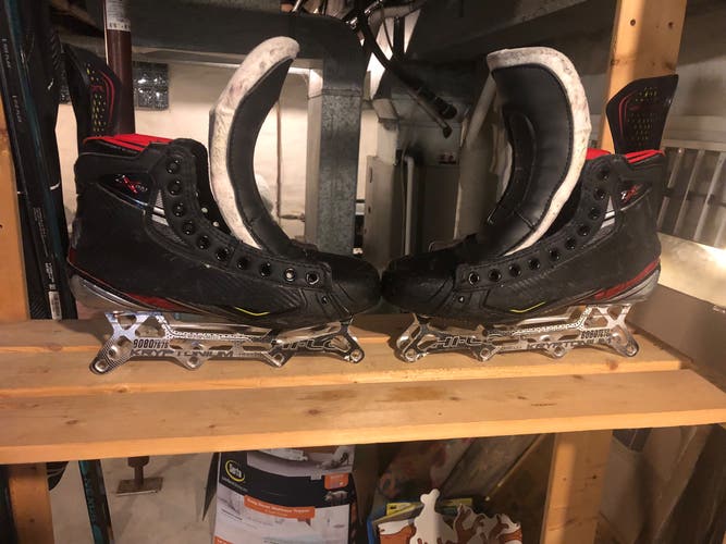 Baue 2xpro r Extra Wide Width Pro Stock Size 8.5 Vapor 2X Pro Hockey Skates