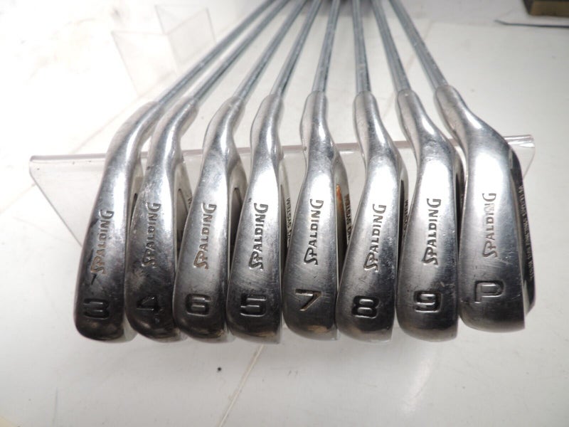 Vintage Spalding Elite Golf Iron Club Set 3-PW Steel Shafts RH